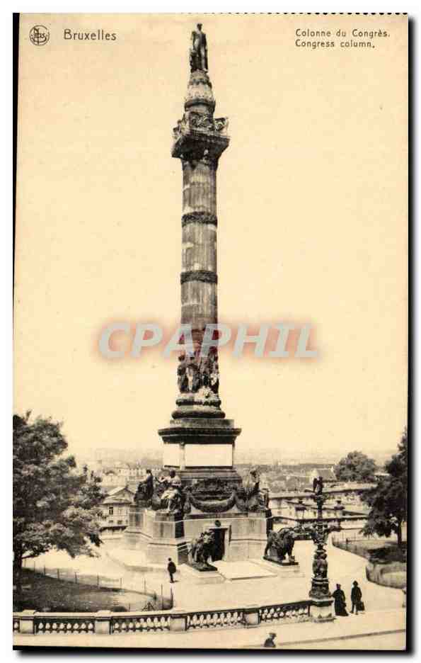 Belgique Bruxelles CPA Colonne du congres