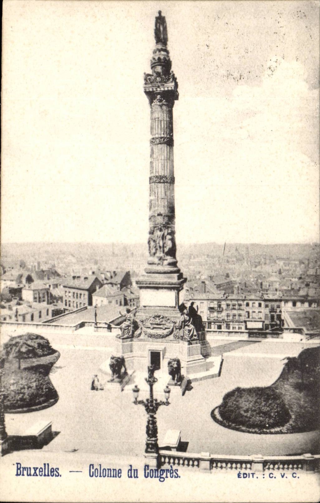 Belgique Bruxelles CPA Colonne du congres 