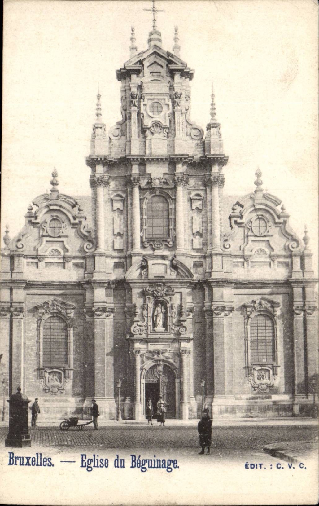 Belgique Bruxelles CPA Eglise du beguinage
