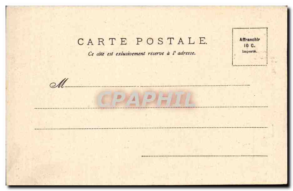 Paray-le-Monial — Kapelle der Visitation — Schokolade & Tee von C° Coloniale, V.P. 9 — Rückseite