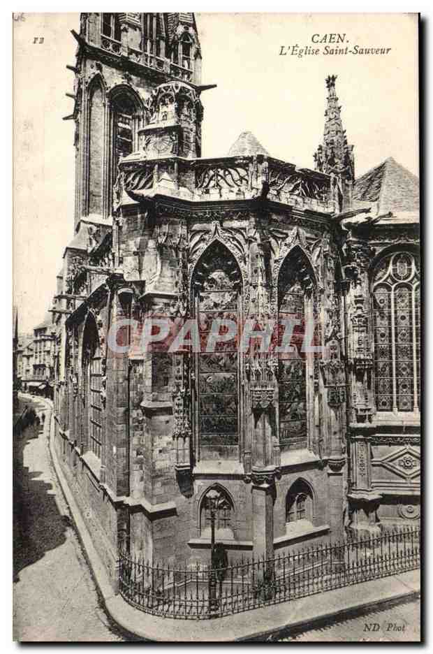 Caen CPA L'eglise Saint Sauveur