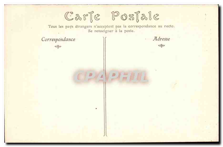 Caen CPA L'eglise Saint Sauveur — Verso