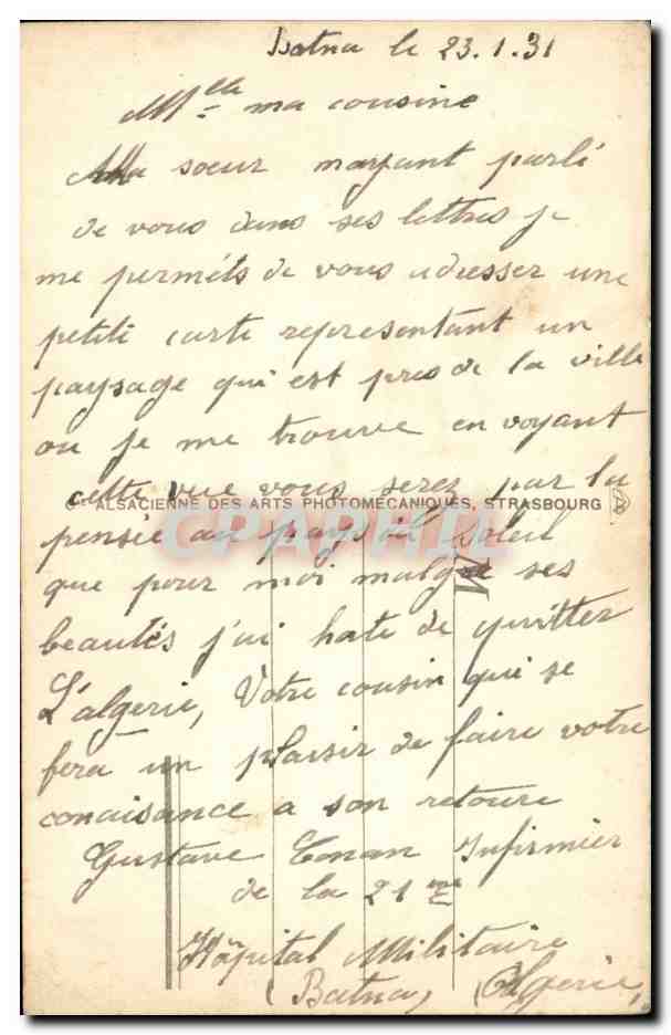 CPA Chameaux a l'abreuvoir (afrique du nord) — Rückseite