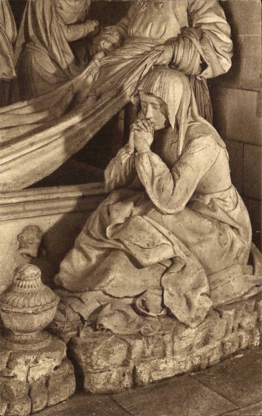 CPA Les saints de Solesmes Sainte MAdeleine (1496)