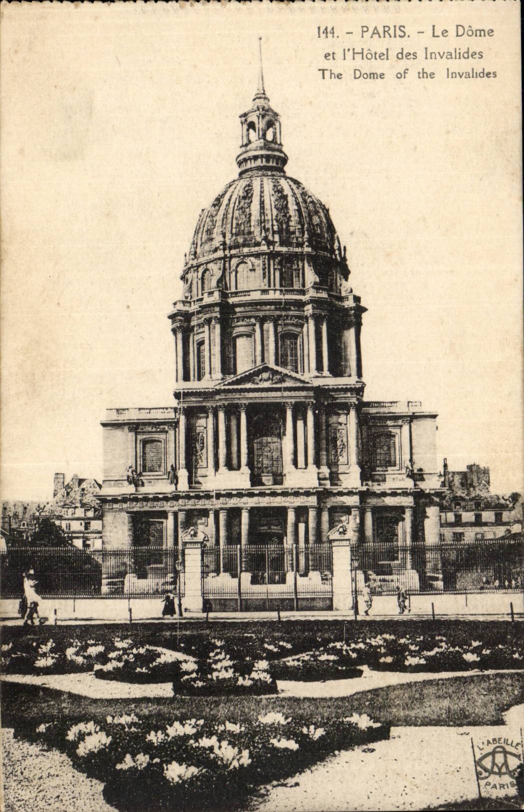 Paris CPA Le Dome et l'hotel des Invalides 