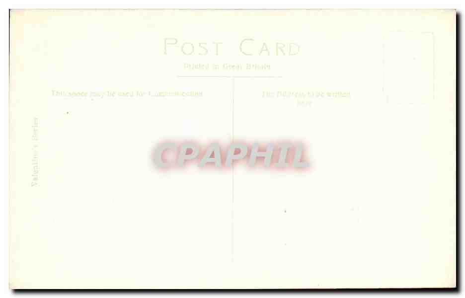 Great Britain London Londres West Towers CPA Westminster abbey — Verso
