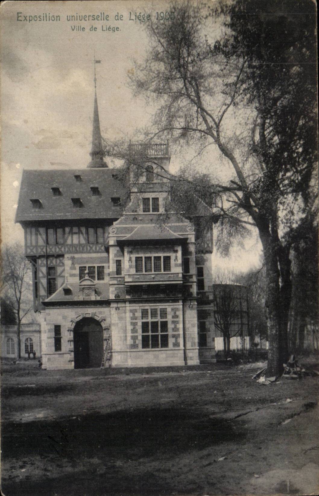 Belgie Belgique Exposition universelle de Liege 1905 CPA Ville de liege
