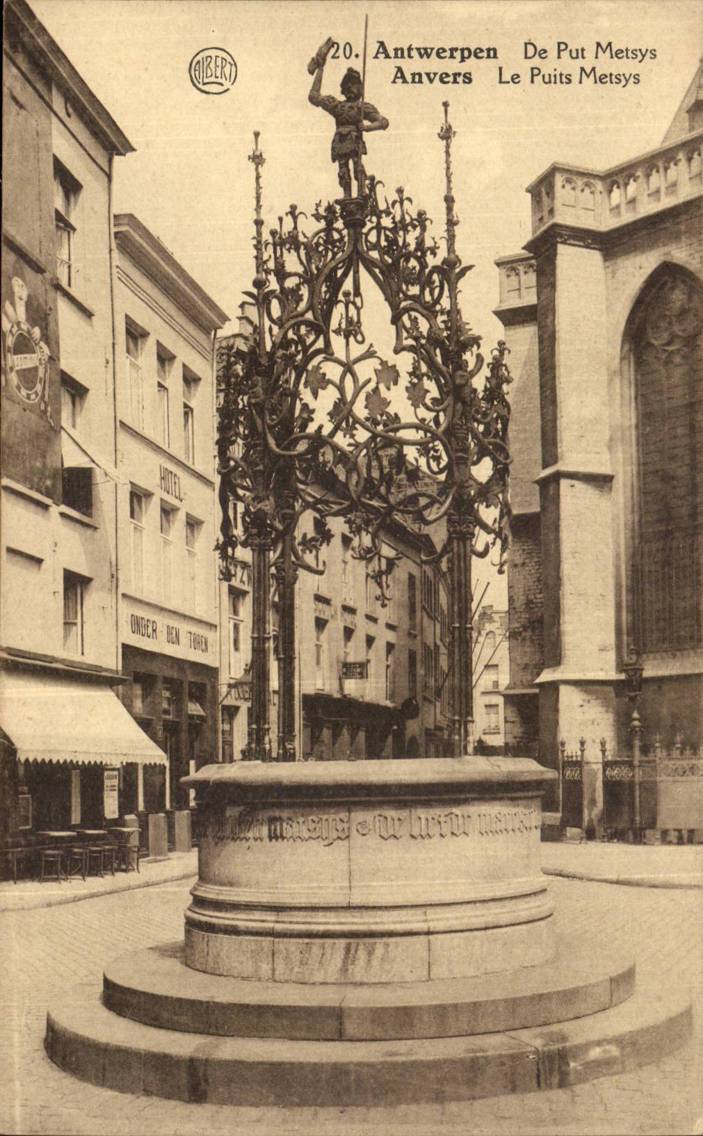 Belgie Belgique Anvers CPA De Put Metsys Le puits