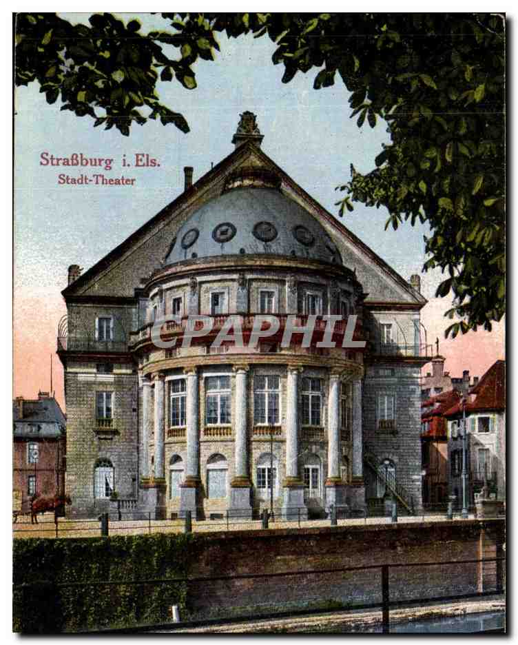 Strasbourg CPA Stadt Theater
