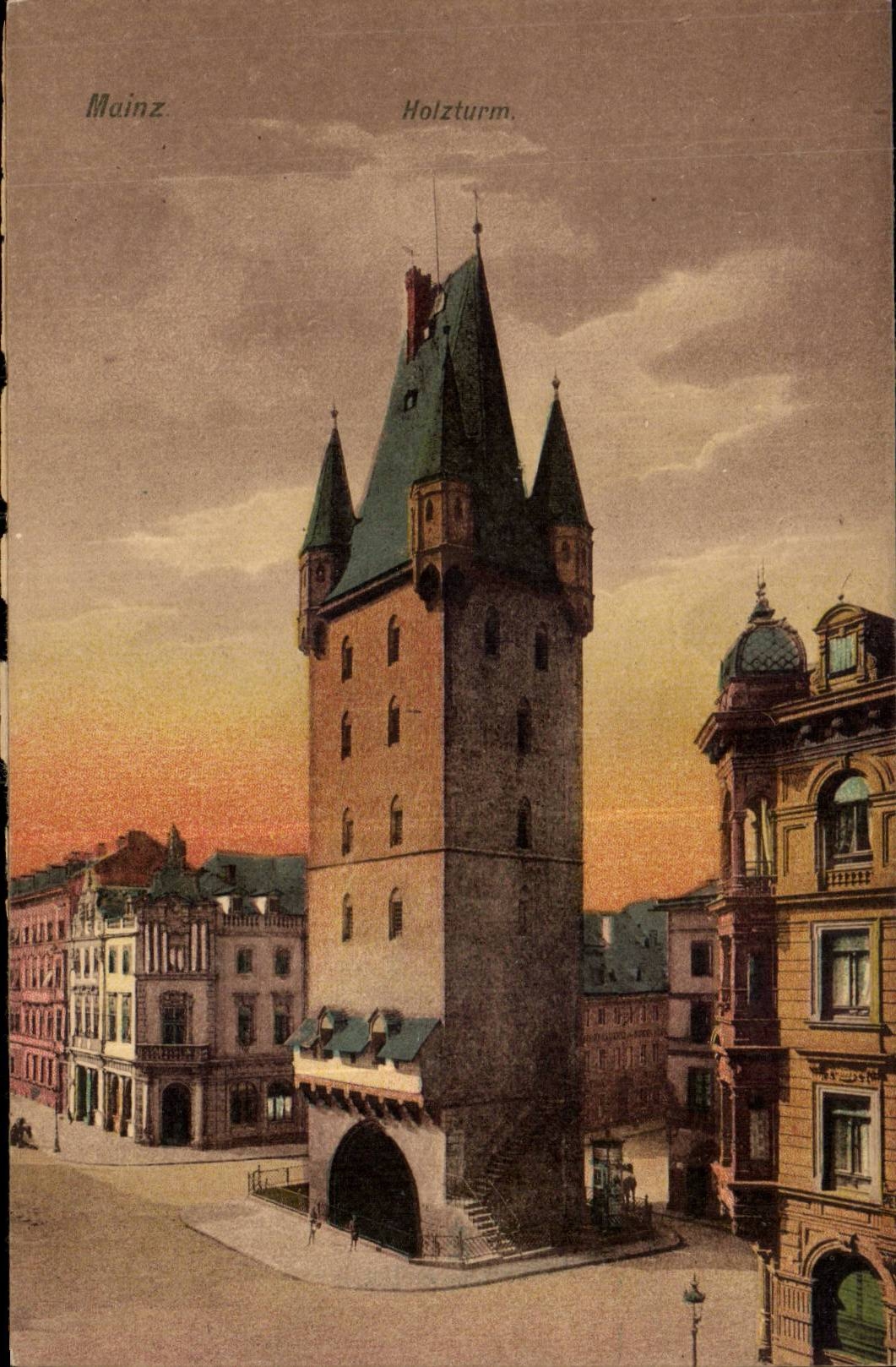 Allemagne CPA Mainz Holzturm
