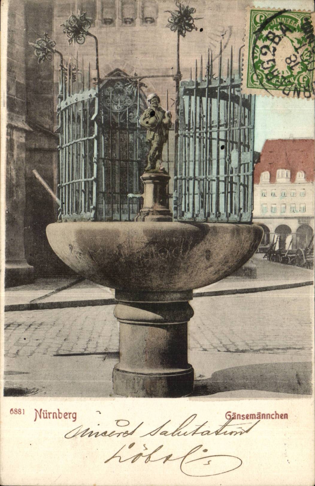 Allemagne CPA Nurnberg Gansemannchen