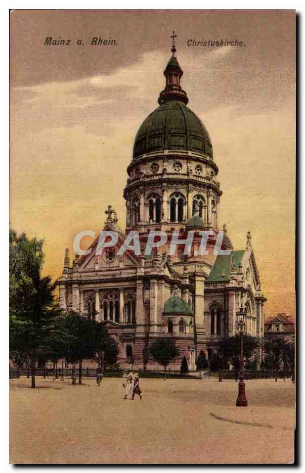 Allemagne Mainz a Rhein CPA Christuskirche
