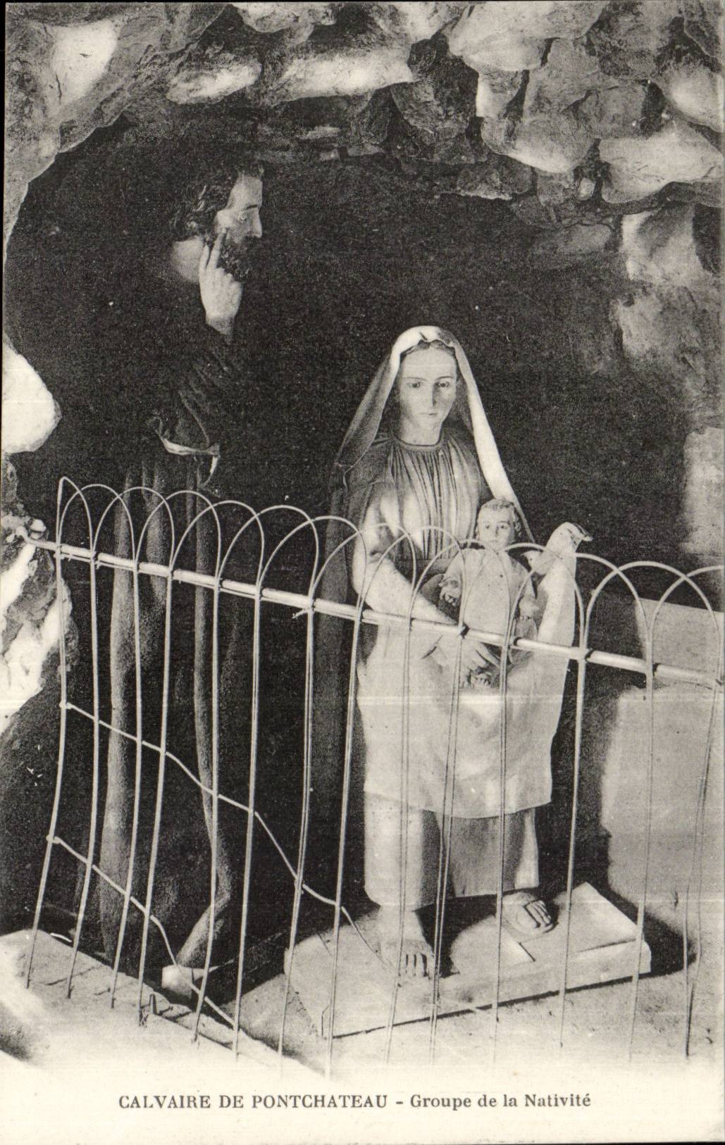 CPA Calvaire de Pontchateau GRoupe de la Nativite