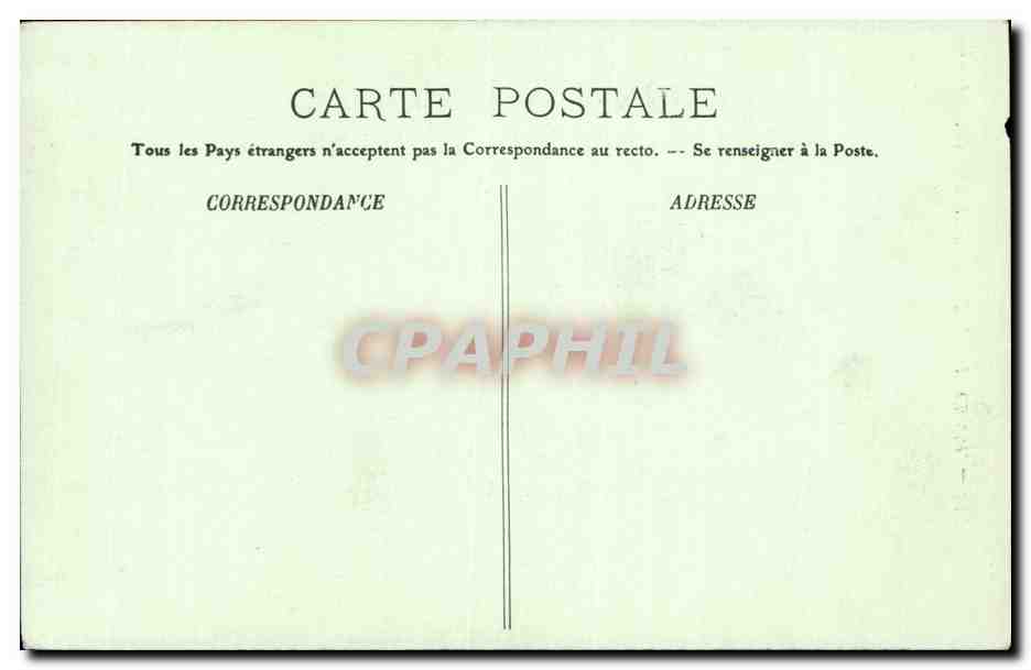 CPA Mont Saint Michel Le Chatelet — Verso