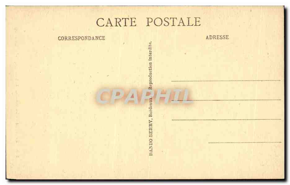 Saintes CPA Le clocher St Eutrope cote Nord Est — Back