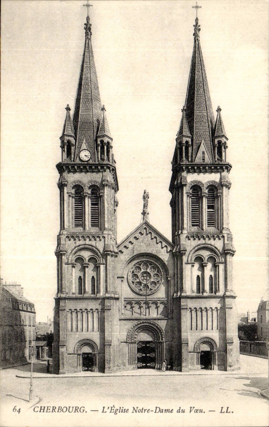 Cherbourg CPA L'eglise Notre Dame du Voeu