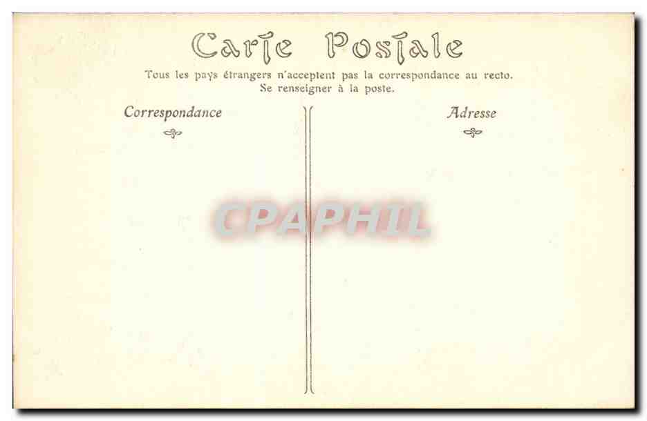 Caen CPA Nef de l'eglise Saint Etienne (abbaye aux hommes) — Verso