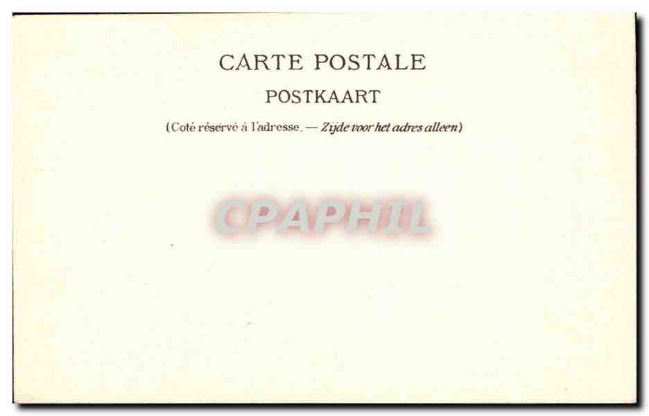 Belgie Belgique Spa CPA Promenade d'Orleans — Back