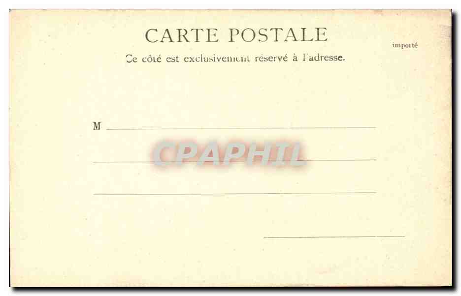 Belgie Belgique Anvers CPA La chaire de la cathedrale — Rückseite