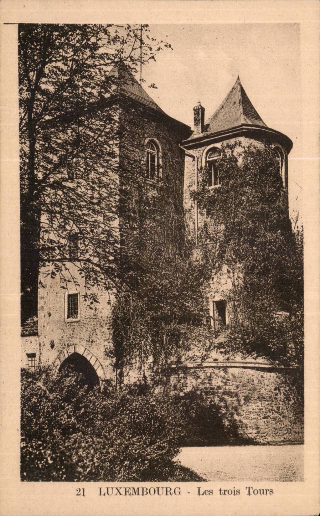 Luxembourg CPA Les trois tours