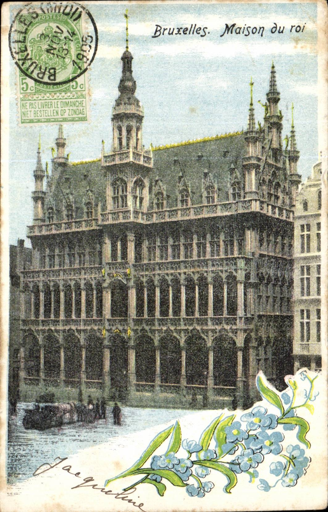 Belgie Belgique Bruxelles CPA Maison du roi