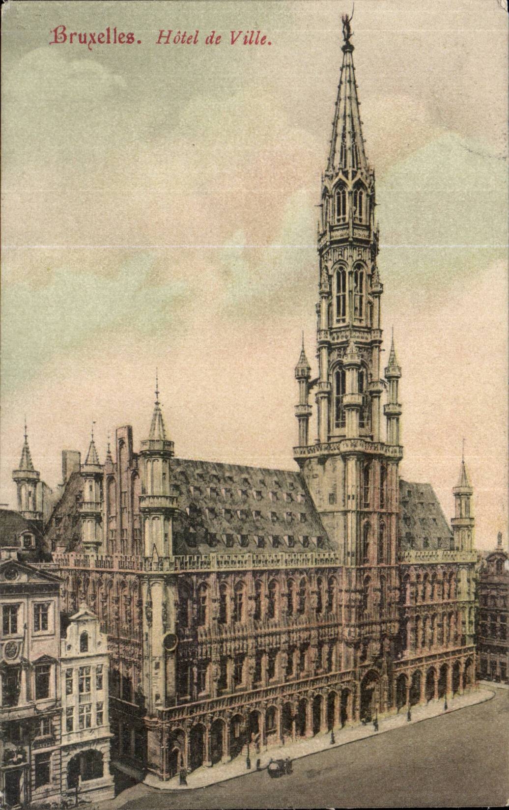 Belgie Belgique Bruxelles CPA Hotel de ville