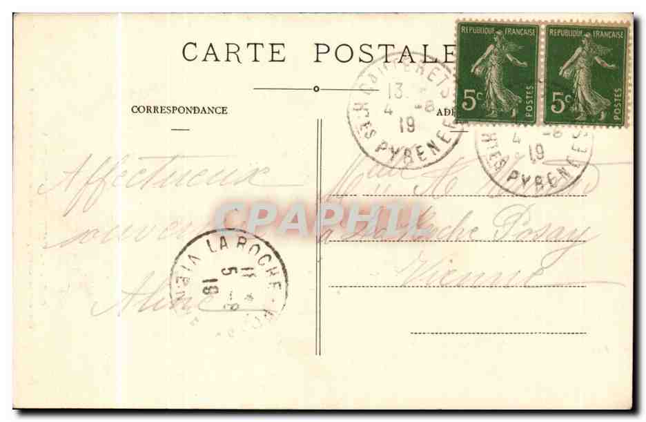 Vue sur le Gave - Cauterets (Htes-Pyr.) - C.C. n°27 — Reverso