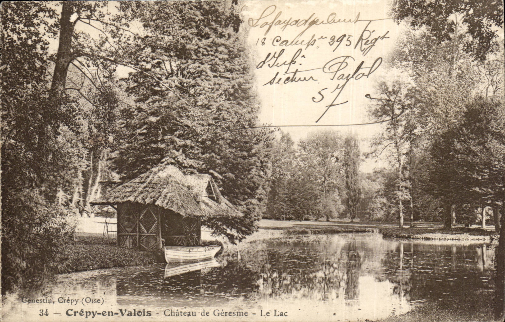 Crépy-en-Valois — Château de Géresme — Le Lac — Genestin — 34