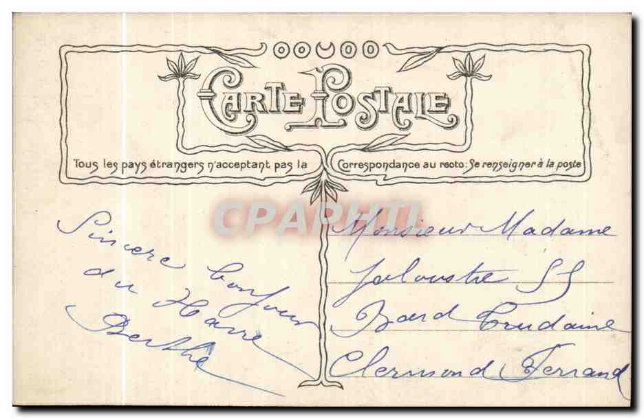 CPA Fantaisie Enfant Fleur de FranceAlsace — Rückseite