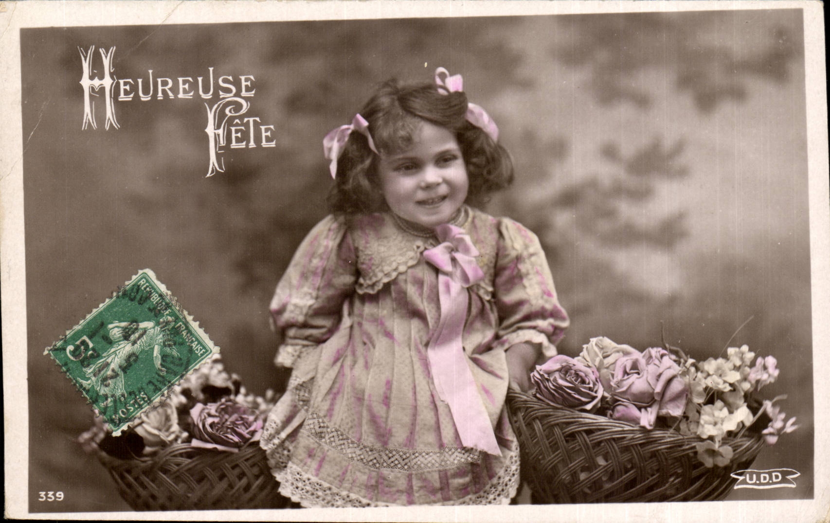 CPA Fantaisie Enfant Heureuse Fete