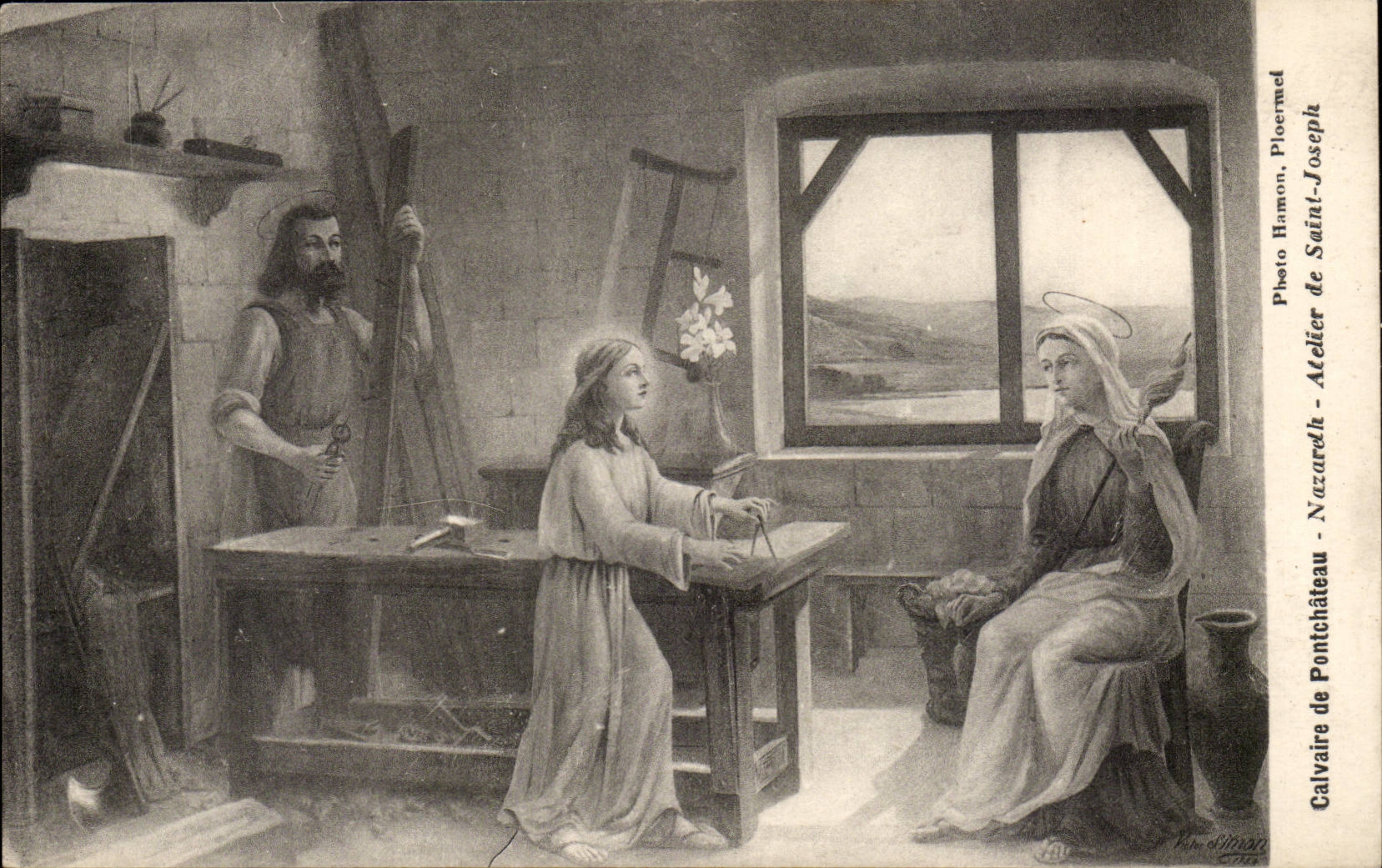 Calvaire de Pontchateau CPA Nazareth Atelier de Saint Joseph