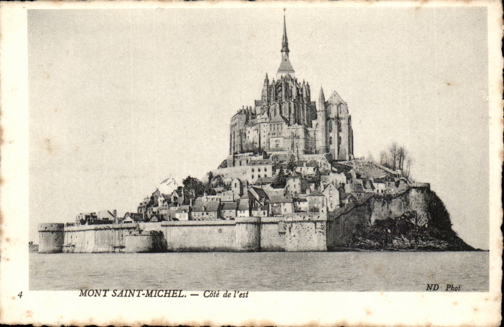 Mont Saint Michel CPA Cote de l'est