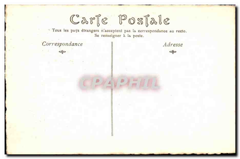Mont Saint Michel CPA Cote de l'est — Rückseite