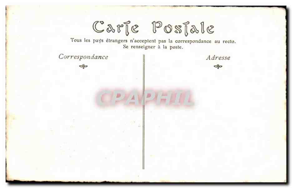 Mont Saint Michel CPA Cote du nord est (pecheurs) — Verso