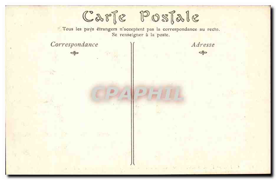 Caen — Église Saint-Étienne (Abbaye aux Hommes), côté de l'Abside, et le Lycée — Verso