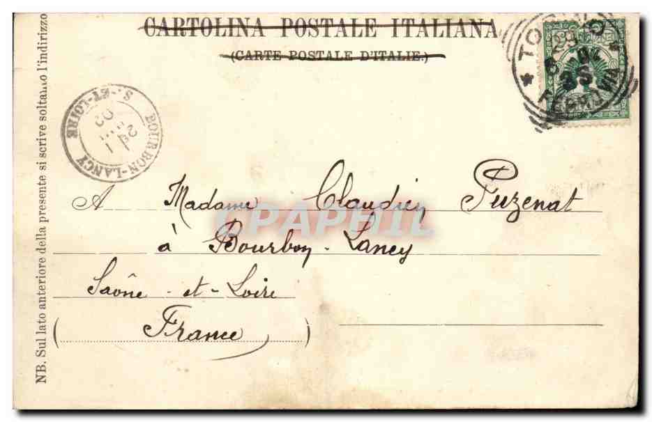 Italie Italie Madonna Ausiliatrice  — Rückseite