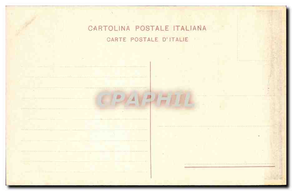 Italie Italie Torino CPA Bacchante Danseuse de Pompei — Rückseite