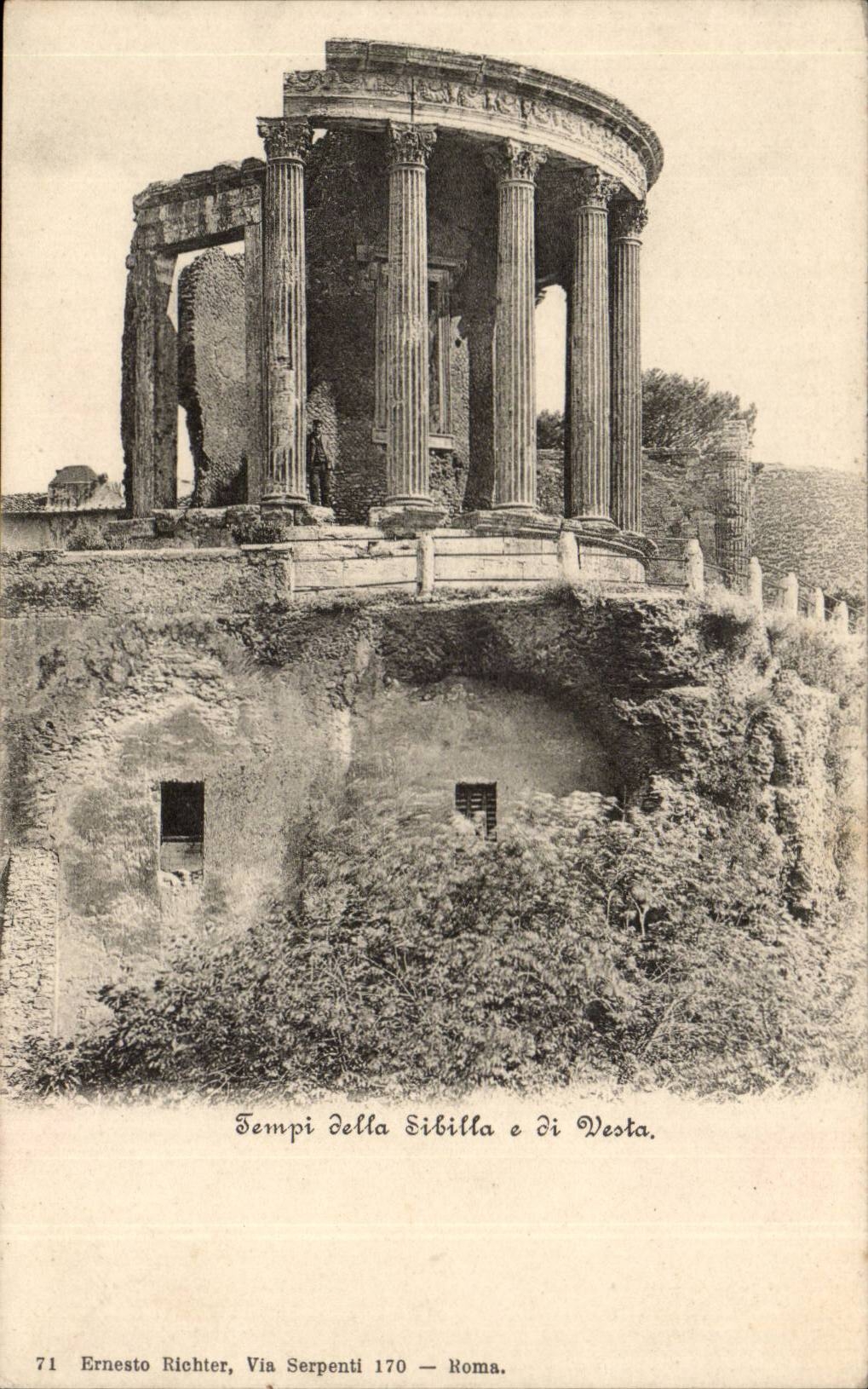 Italie Italie Roma CPA Tempi della Sibilla e di Vesta