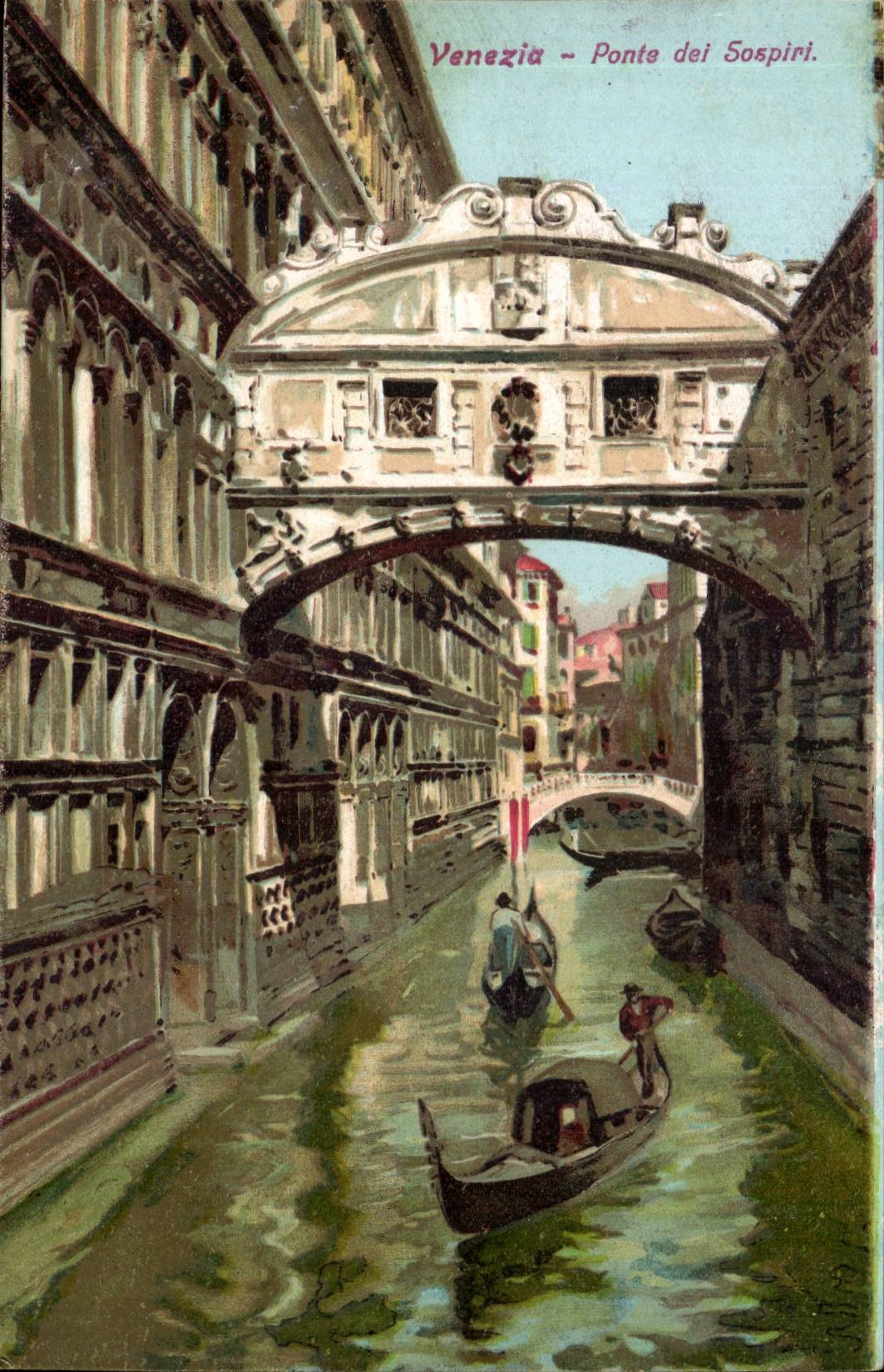 Italie Italie Venezia CPA Ponte del Sospiri
