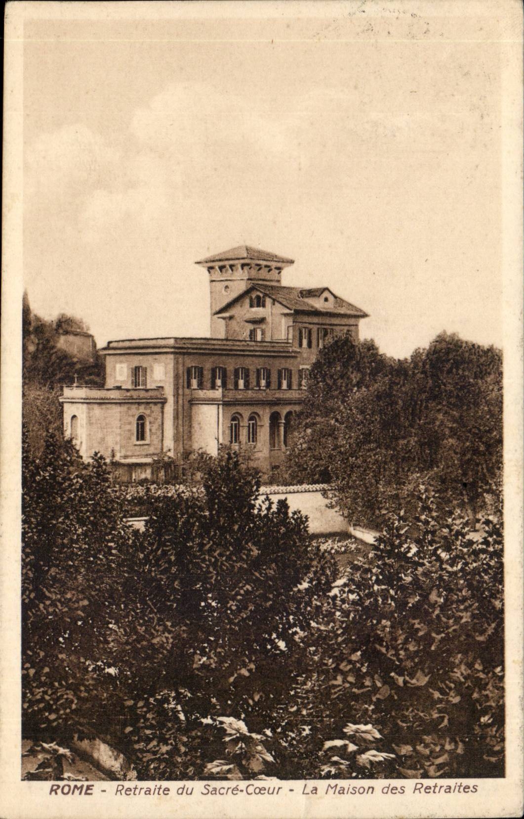 Italie Italie Rome CPA Retraite du Sacre Coeur La maison des retraites