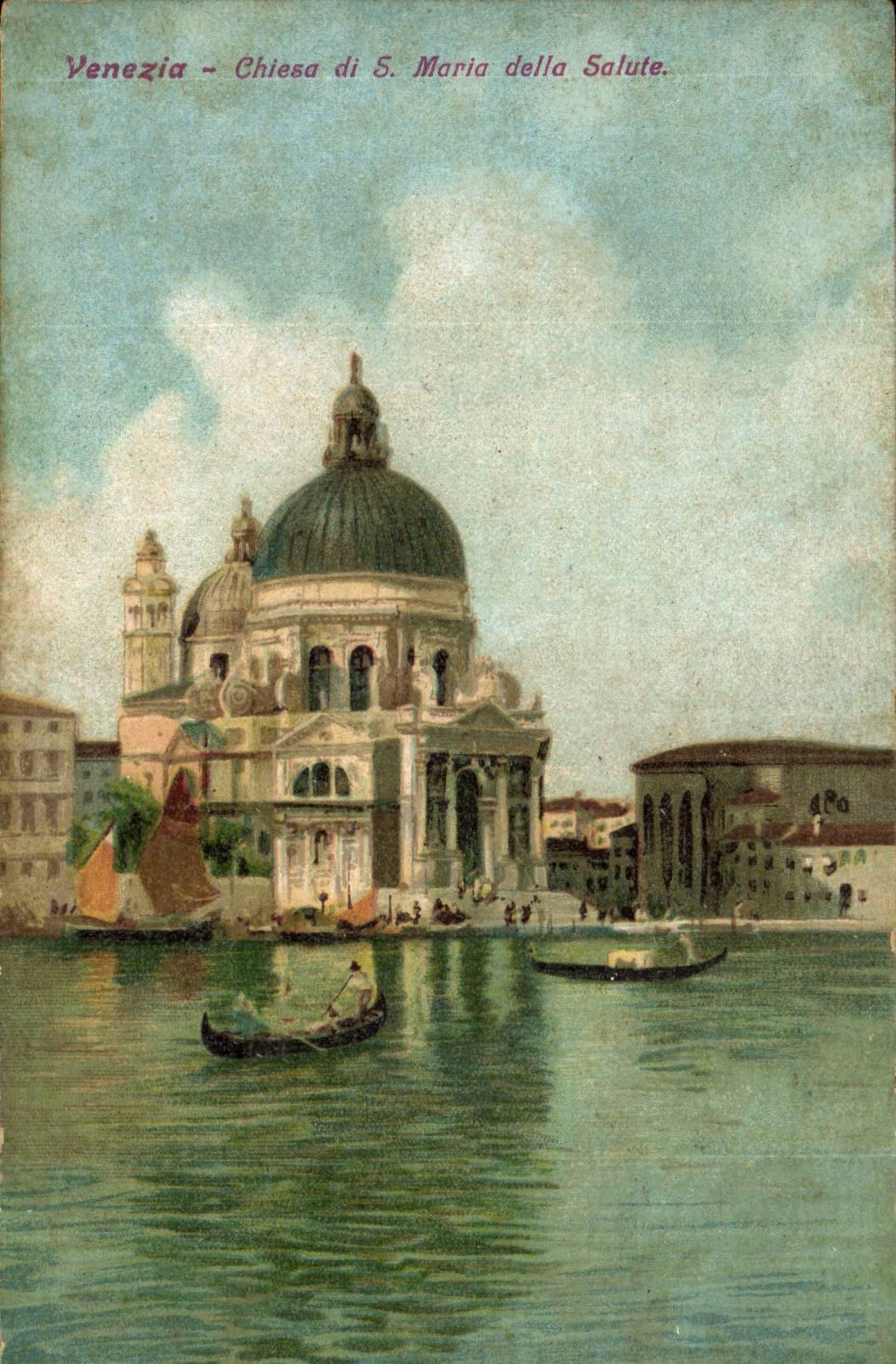 Italie Italia Venezia CPA Chiesa di S Maria della SAlute