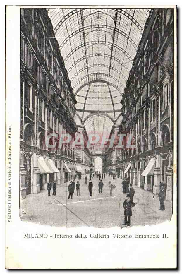 Italie Italia Milano CPA Interno della Galleria Vittorio Emanuelle II