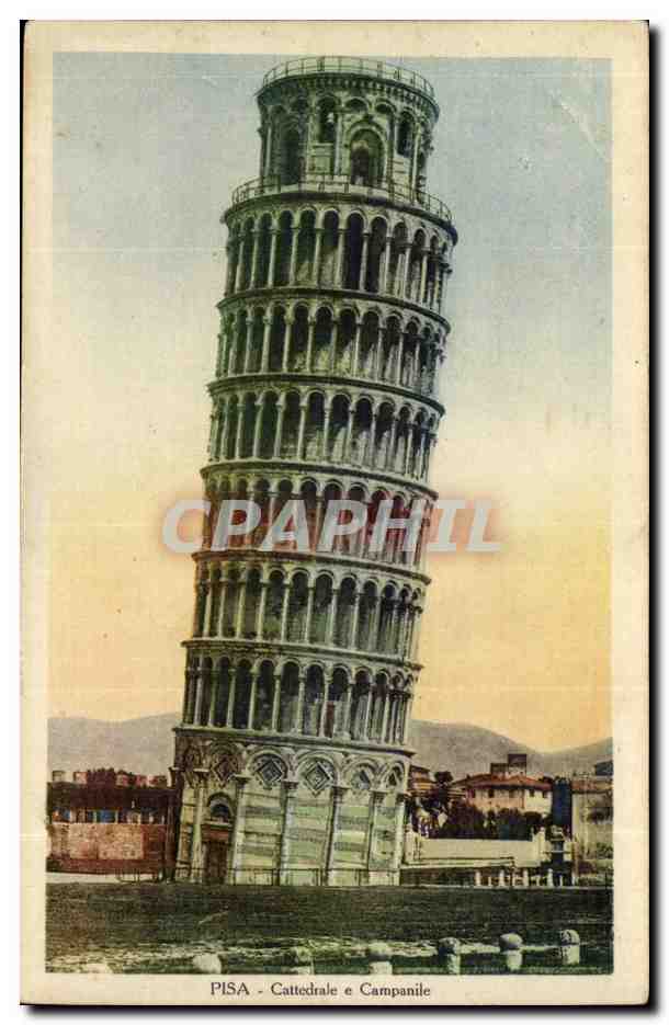 Italie Italia Pisa CPA Cattedrale e Campanile