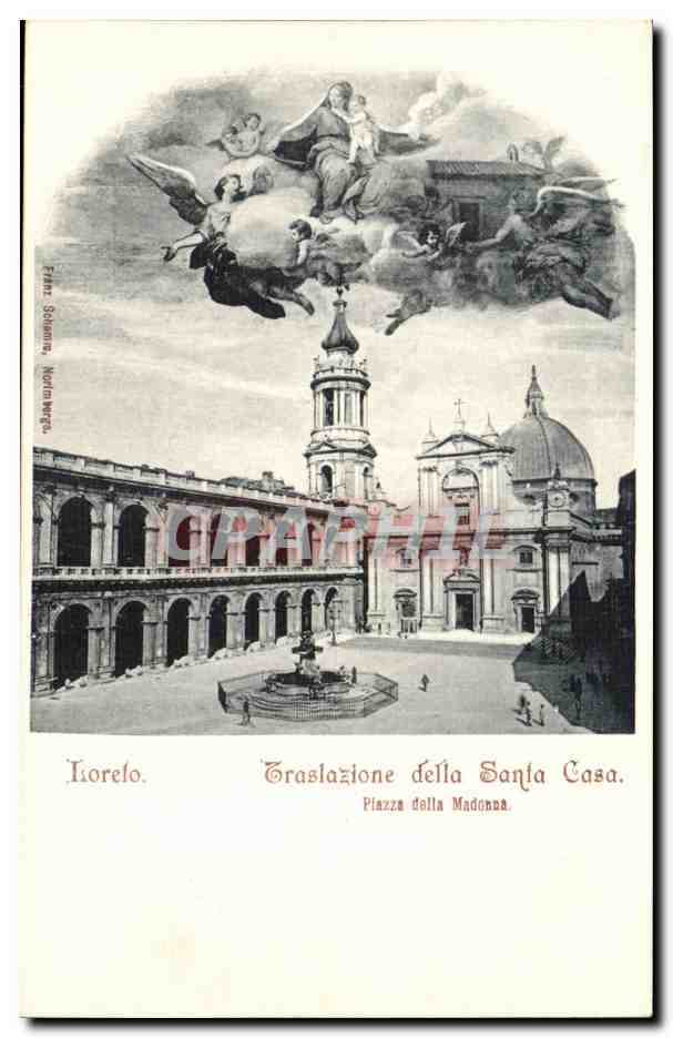 Italie Italia Loreto CPA Traslazione della Santa Casa Piazza della Madonna