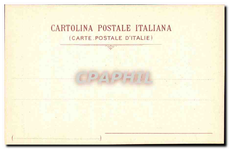 Italie Italia Napoli CPA Monumento a Vittorio Emanuele — Verso