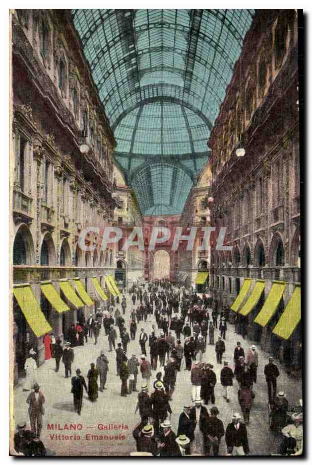 Italie Italia Milano CPA Galleria Vittorio Emanuelle