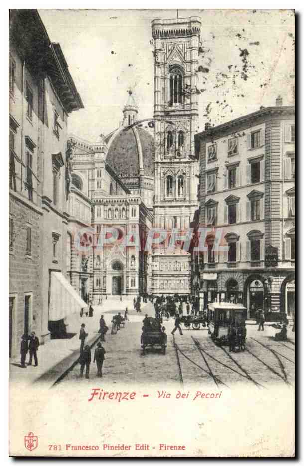 Italie Italia Firenze CPA Via del Pecori