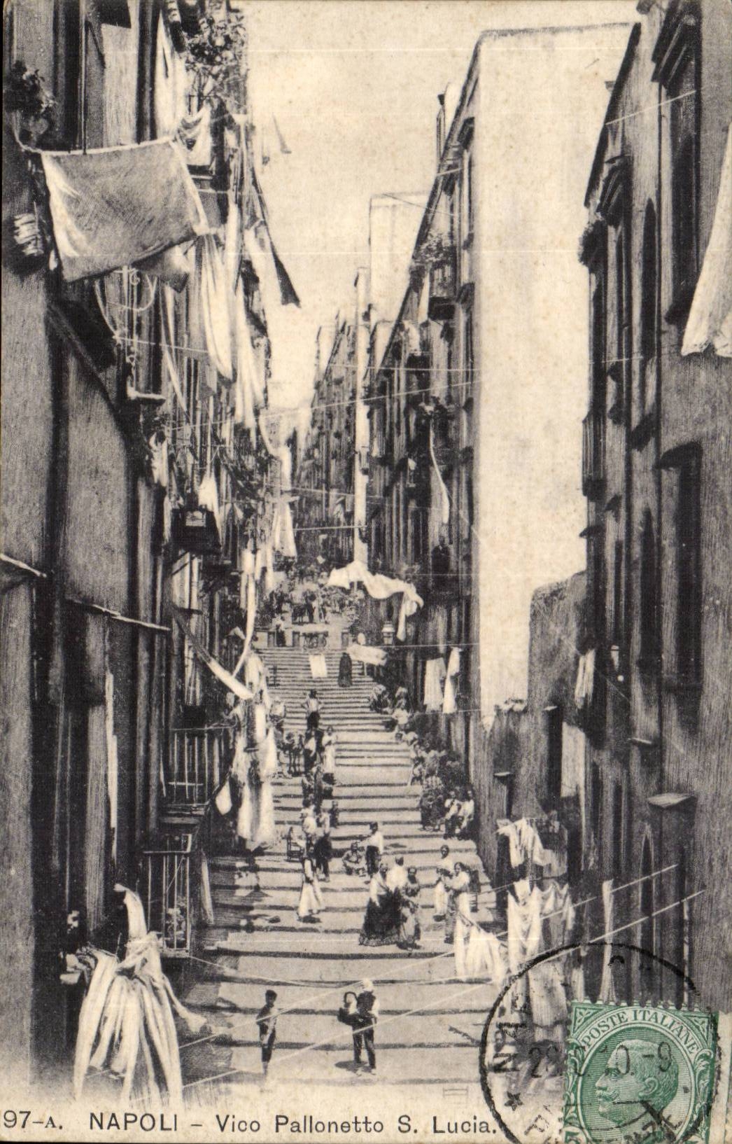 Italie Italia Napoli CPA Vico Pallonetto S Lucia