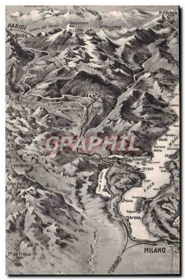 Italie Italia Milano CArte CPA