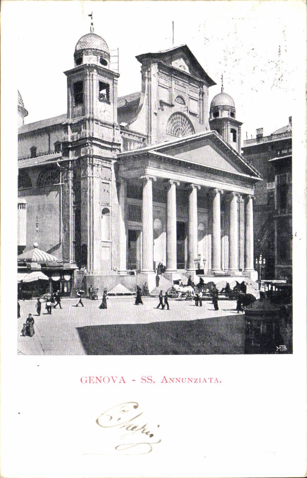 Italie Italia Genova CPA SS Annunziata